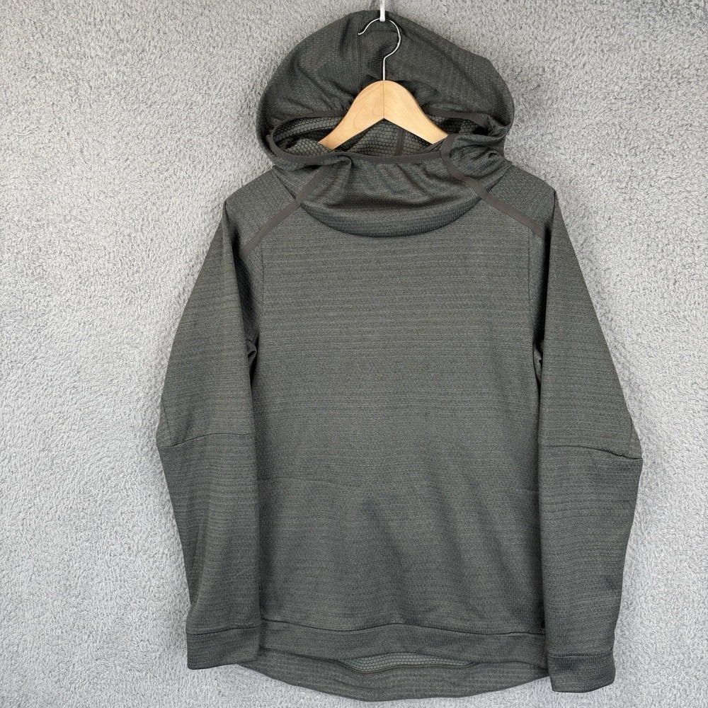 REI Co-op Hoodie Mens Large Olive Heather Sweatshirt Pullover Outdoor Stretch